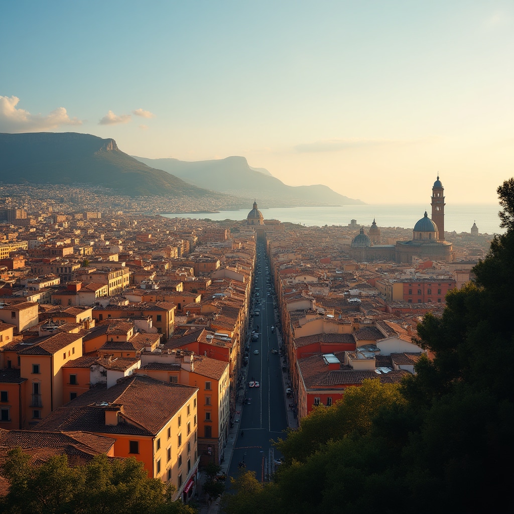 Napoli cityscape, sede di Daqulvorax